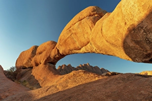 Natural granite arch, Spitzkoppe, Namib Desert, Namibia