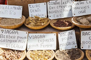 Images Dated 25th October 2012: Natural viagra & herbal remedies, Essaouira, Morocco