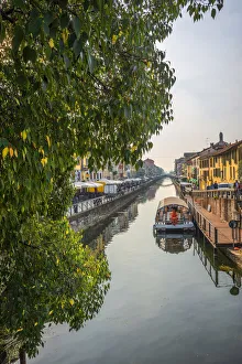 La Lombardia Prints: Naviglio Grande, Milan, Lombardy, Italy