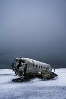 Images Dated 25th March 2020: US Navy plane wreckage, Solheimasandur, South Iceland, Iceland, Europe