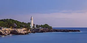 Negril Lighthouse at dusk, West End, Negril, Westmoreland Parish, Jamaica