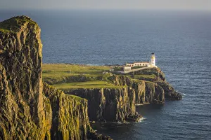 Mystical Prints: Neist Point Lighthouse, Isle of Skye, Highlands, Scotland, Great Britain