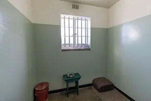 Nelson Mandela's Prison Cell, Robben Island, Western Cape Province, South Africa