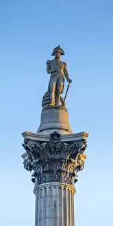 Images Dated 15th May 2018: Nelsons Column, Trafalgar Square, London, England, UK