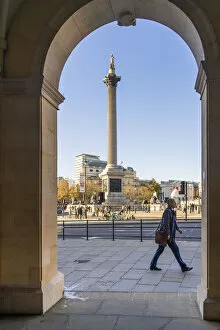 Nelsons Column, Trafalgar Ssquare, London, England, UK