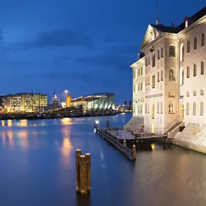 NEMO Science Centre and National Martime Museum in Oosterdok, Amsterdam, Netherlands