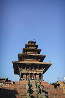 Nepal Collection: Nepal, Kathmandu, Bhaktapur (UNESCO Site), Durbar Square