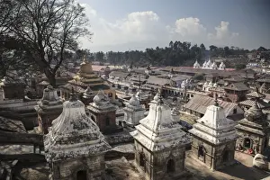 Hindu Temple Prints: Nepal, Kathmandu, Pashupatinath Temple (Nepal Most important Hindu Temple)