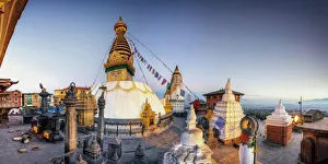 Swayambhunath Prints: Nepal, Kathmandu, Swayambhunath Stupa