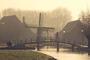 Mill Prints: Netherlands, Amsterdam district, Zaanse Schans