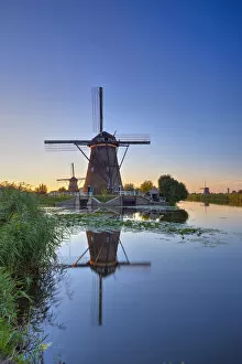 Images Dated 15th January 2014: Netherlands, South Holland, Kinderdijk (UNESCO World Heritage Site)