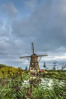 Netherlands, South Holland, Kinderdijk (UNESCO World Heritage Site)