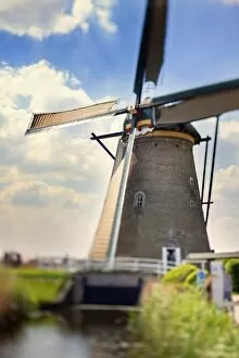 Energy Supply Collection: Netherlands, South Holland, Kinderdijk. Windmills