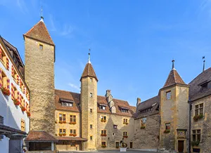 Jura Prints: Neuchatel castle, Neuchatel, Switzerland