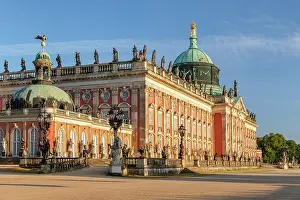 Sanssouci Prints: Neues Palais Palace, Sanssouci, Potsdam, Brandenburg, Germany