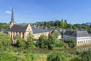 Neum&uuml;nster abbey at Grund, Luxembourg