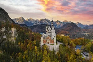 Images Dated 7th January 2021: Neuschwanstein castle, Schwangau, Bavaria, Germany