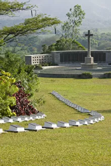 Images Dated 1st April 2008: New Caledonia, Central Grande Terre Island, Bourail, New Zealand Pacific War Cemetery