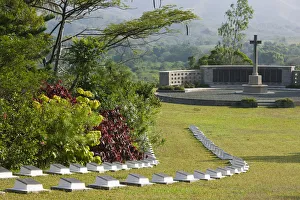 Images Dated 1st April 2008: New Caledonia, Central Grande Terre Island, Bourail, New Zealand Pacific War Cemetery