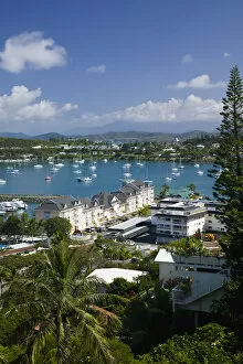 Images Dated 1st April 2008: New Caledonia, Grande Terre Island, Noumea, yacht marina at Baie de l Orphelinat