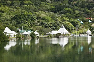 Images Dated 1st April 2008: New Caledonia, Northern Grande Terre Island, Hienghene, Town Port Area