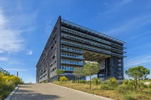 Herault Prints: New city hall of Montpellier, Herault, Lauguedoc-Roussillon, France
