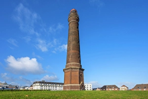 Frisia Prints: New lighthouse, Borkum, East Frisian Islands, Lower Saxony, Germany