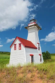 Images Dated 28th March 2023: New London Lighthouse off New London Bay New London, Prince Edward Island, Canada