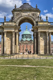 Potsdam Prints: New Palace (1769), Potsdam, Brandenburg, Germany
