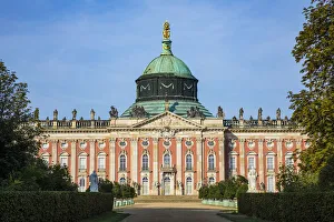 Sanssouci Prints: New Palace at the Sanssouci Park, Potsdam, Brandenburg, Germany