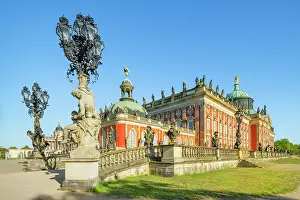 Sanssouci Prints: New Palace at the Sanssouci Park