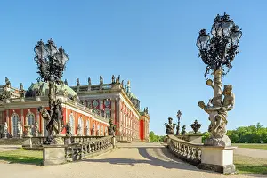 Sanssouci Prints: New Palace at the Sanssouci Park