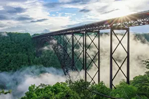 Eastern Usa Prints: new River Gorge Bridge, New River Gorge National Park, West Virginia, USA