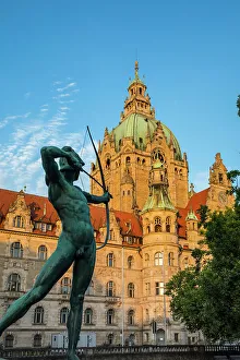 Images Dated 20th July 2022: New Town Hall (Neues Rathaus), Hannover, Lower Saxony, Germany