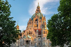 Images Dated 20th July 2022: New Town Hall (Neues Rathaus), Hannover, Lower Saxony, Germany