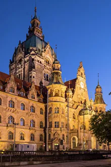 Images Dated 20th July 2022: New Town Hall (Neues Rathaus), Hannover, Lower Saxony, Germany