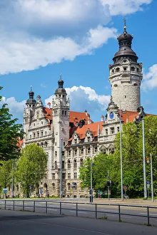 Leipzig Prints: New Town Hall (Neues Rathaus), Leipzig, Saxony, Germany