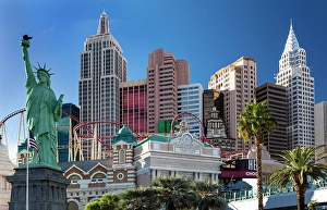 Nevada Prints: New Yok-New York Hotel and Casino, Las Vegas, Nevada, USA