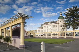 New Zealand, North Island, Hawkes Bay, Napier, art-deco architecture, the T&G Building