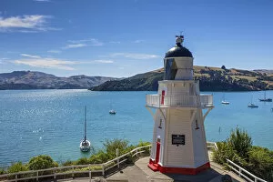 Images Dated 22nd October 2021: New Zealand, South Island, Akaroa town