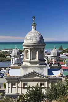 Images Dated 1st September 2016: New Zealand, South Island, Otago, Oamaru, elevated view of St. Patricks Basilica