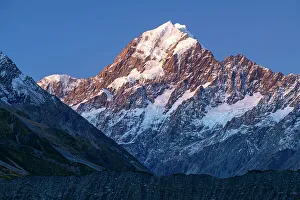Southern Alps Prints: New Zealand, South Island, Southern Alps, Mount Cook National Park, Aoraki