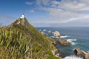 Images Dated 1st September 2016: New Zealand, South Island, Southland, The Catlins, Nugget Point, Nuggett Point LIghthouse