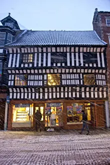 Midlands Prints: Newark, UK. The Medieval governors house has now been converted into a bakery