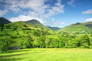 Images Dated 31st August 2022: Newlands Valley, Little town, near Derwent Water, Lake District, UK