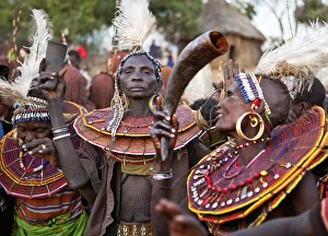Beaded Necklaces Prints: During a Ngetunogh ceremony