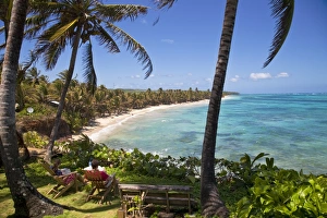 Nicaragua, Corn Islands, Little Corn Island, Coral and Iguana Beach