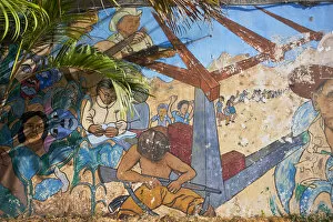 Images Dated 10th June 2009: Nicaragua, Esteli, Wall mural
