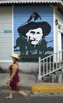 Revolution Prints: Nicaragua, San Juan Del Sur, Augusto Sandino Portrait