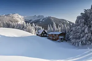 Cerreto Pass Prints: nice winter day at Cerreto Pass, municipality of Ventasso, Reggio Emilia Province